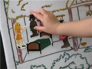 Flannel Board Fairy Tales: Goldilocks and the Three Bears