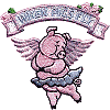 Pig With Wings and Banner