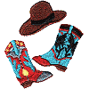 Hat & Cowboy Boots