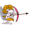 Mini cupid with arrow