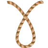 Looped rope