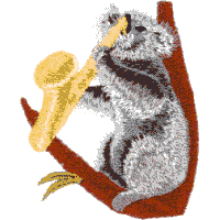 Koala Sax Player