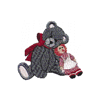 Bear with Doll