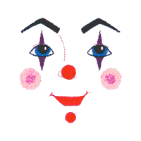 Doll face: Boy Clown B