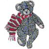 Walking Bear with Scarf