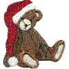 Bear with Santa Hat