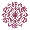 Lg. Chain Stitch Snowflake