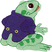 Sitting Frog, Boy