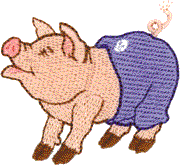 Pig in Shorts