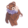 Bear with Corsage and Ruffle Collar