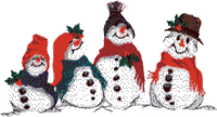 Group of Snowmen