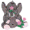 Elephant With Flowers