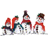 Group of Snowmen