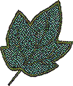 Leaf 2, Appliqué (b)