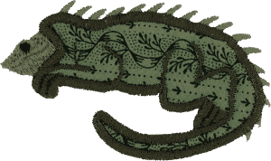 Iguana Appliqué