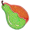 Pear Whole, small (Appliqué)