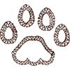 Cougar Footprint, Polar Fleece (c)