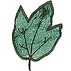 Leaf 1, Appliqué (b)
