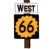 Route 66 sign Kansas
