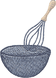 Mixing Bowl With Whisk