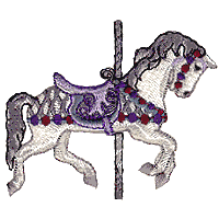 Beaded Carousel Horse