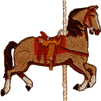 Western Carousel Horse