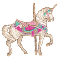 Unicorn Carousel Horse