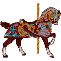 Knight's Carousel Horse