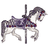 Beaded Carousel Horse