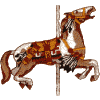 American Indian Carousel Horse
