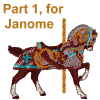 Knight's Carousel Horse, Janome part 1