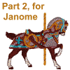 Knight's Carousel Horse, Janome part 2
