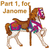 Classic Carousel Horse, Janome p.1