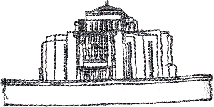 Cardston Alberta Temple-outline only