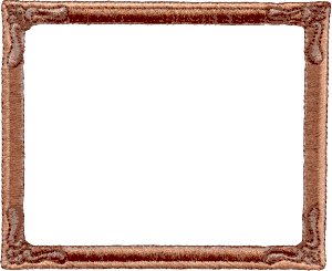 Thin picture frame border
