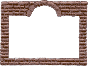Arched Brick Border