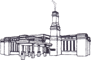 Anchorage Alaska Temple-Outline only