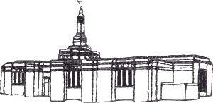 Spokane Washington Temple-Outline only