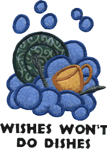 Wishes & Dishes Appliqué