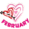February Hearts