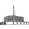 Provo Utah Temple-outline only