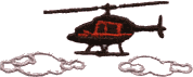 Helicopter w/Clouds
