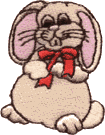 Bunny with bow