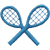 Crossed Racquets