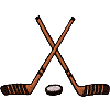 Hockey Sticks and puck