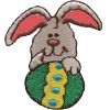 Bunny Behind Egg
