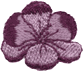 Six-petalled Symmetrical Flower