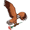 Eagle w/Flower