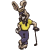 Rabbit Golfer
