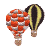 Two Hot Air Balloons
